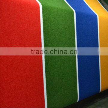 colorful artificial grass for playground and track
