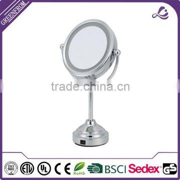Magnifying LED Light Desktop Cosmetic Mirror