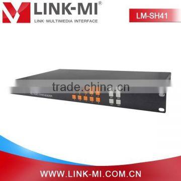 LINK-MI LM-SH41 Digital and Analog Signal 4 Way HD Video Synthesizer With RS232 photo-3
