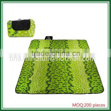 Promotional 160gsm Single Fleece +PEVA Picnic Floor Mat