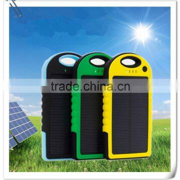 Solar charging treasure 12000 Ma waterproof ultra-thin polymer mobile power mobile phone charger