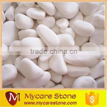 Wholesale snow white pebble for landscaping