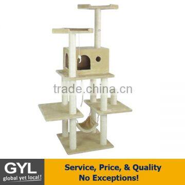 Cat Tree,Large Cat Tree, Pressed Wood Pet House Condo Activity