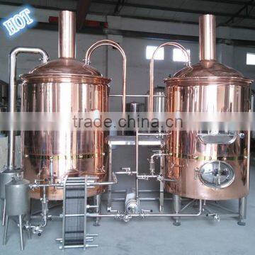 1000l red copper beer brewery equipment