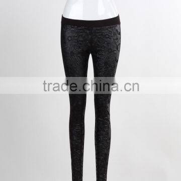 F5W31015 Wholesale Japanese Leather Leggings Custom Yoga Leggings Girls