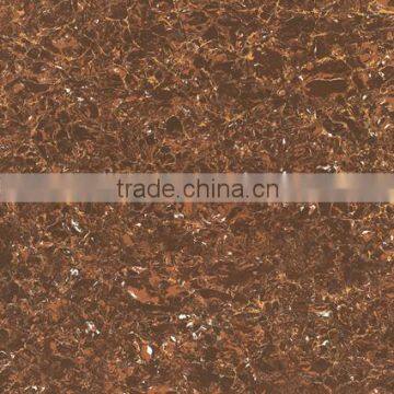 60X60cm Double loading wooden brown color floor tiles polishd porcelain tiles for interior design items from foshan nanhai