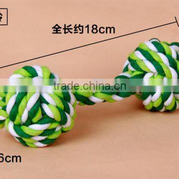 Simple Cotton Knotted Rope Safety Bone Shape Dog Toy