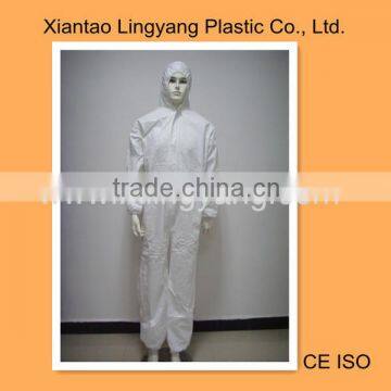 Disposable Industry Safety Coveralls White