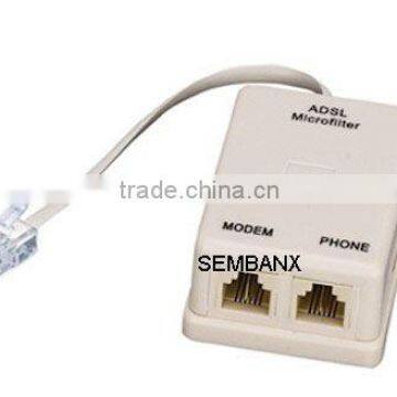 2 port ADSL MODEM splitter surface mount box