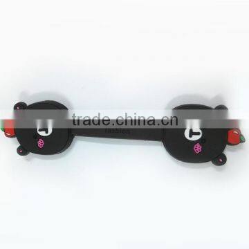 Novelty Promotional Gifts Cartoon Soft Pvc Headphones Cable Tie Organizer photo-6