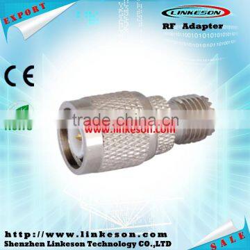 Mini UHF female to TNC male connector adapter