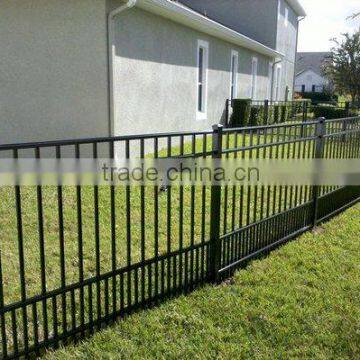 Shijiazhuang Factory Cheap steel tube fence panels / aluminum steel fence