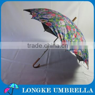 24"double Layer 16K Folower Design Women Umbrella photo-2