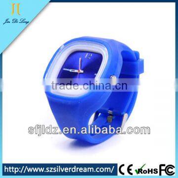 3 ATM Waterproof Fashion Silicone Jelly Candy Wrist Watch