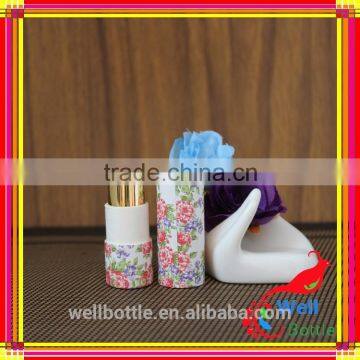 Colored lip balm paper tube for mini lip balm tube with eco-friendly cosmetic tube packaging