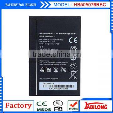 Compatible huawei battery HB505076RBC work on A199 Ascend G700 G170 G606 G610 mobile phone