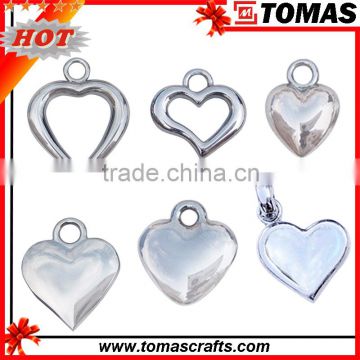 New product fashion jewelry OEM metal heart pendant to engrave