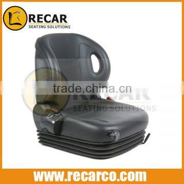 Forklilft seat RB2-3B/Universal black vinyl OEM replacement mechanic suspension forklift seats