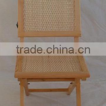 willow and wooden chair