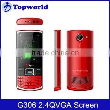 bulk phone G306 2.4QVGA screen Dual SIM dual standby GSM 900/1800 Coolsand 8851A Multi languages big speaker