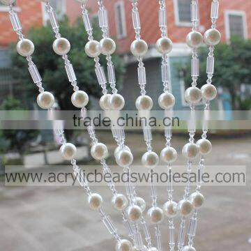 Top Quality Pear Acrylic Crystal beaded curtain panels 2016 elegant hanging plastic bead curtain