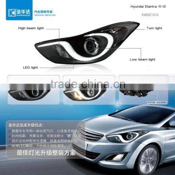 Headlight within high beam light turn light led light for Hyundai Elantra 11-12