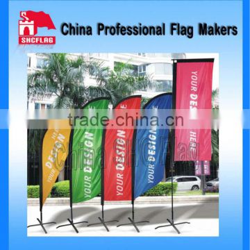 2014 NO MOQ Custom Advertising Hot Products Feathers Beach Flag For Sale Cheap