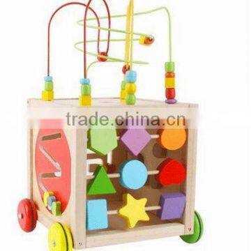 Hot sale item --- classic multi-activity cube with wheels