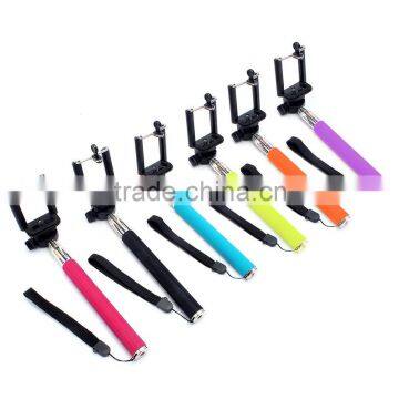 cell phone aluminum handheld flexible IOS android selfie stick