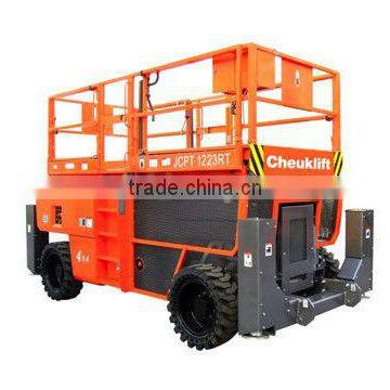 AC Motor Self-propelled Scissor Lift (rough-terrain) --JCPTRT-23RT