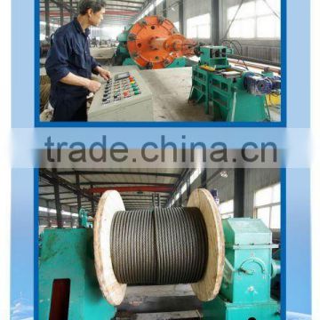 8mm 6*7+FC steel wire rope for winch(manufacturer)