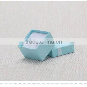 Customized size for the paper ring jewelry box with sponge