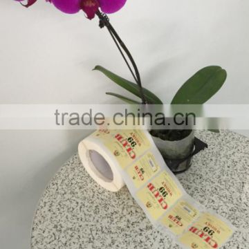 Guangzhou manufacture good price red wine labels paper material adhesive stickers printing