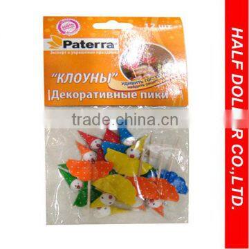 Disposable Wholesale Party Wooden Christmas Flag Picks photo-1