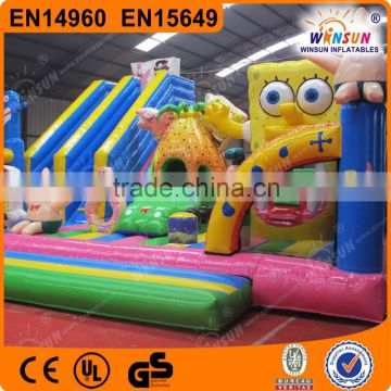 Sunfast printing EN14960 EN71 all sports bouncer house