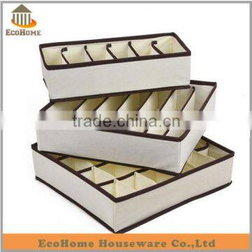 Top selling beige color underwear storage box