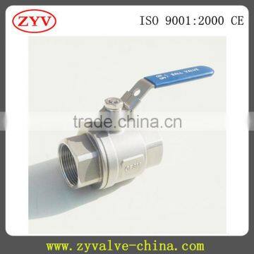 Manufacturer of Stainless Steel 2pc Thread Ball Valve