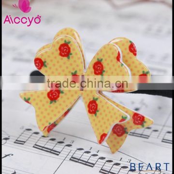 Wholesale Girls Elastic Hair Band Hair Ornament accessories butterfly resin bow hair rubber band