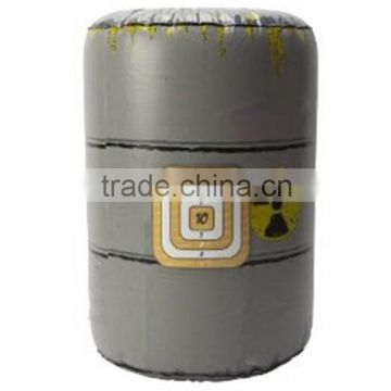 inflatable cylinder bunker/inflatable barrier bunker/inflatable paintball obstacle