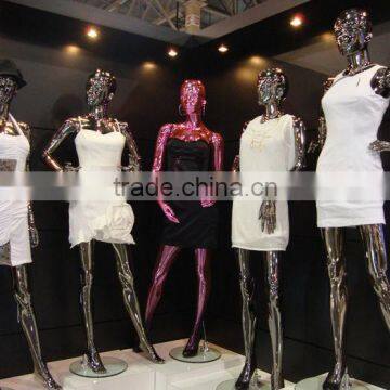 Colourful Chrome Fashion and Sexy Plastic Mannequin on Sale photo-4