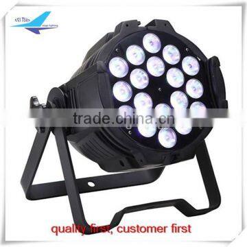 China top ten products dj lighting 18 x 18w 6 in 1 rgbwa uv led par lighting