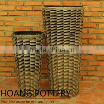 Garden Funiture Rattan Flower Pot