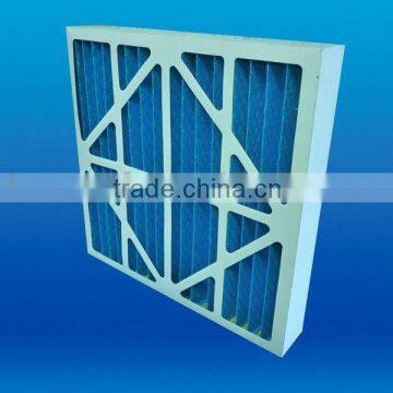 ISO CE SGS Cardboard frame pleated filter