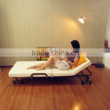White Guest Room Metal Folding Bed