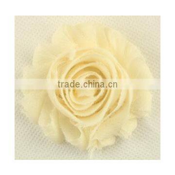 Fashion 2.5" Chiffon Shabby Trim Chic Shabby Flower Trim photo-5
