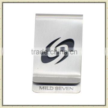 Metal engraved enamel custom money clip