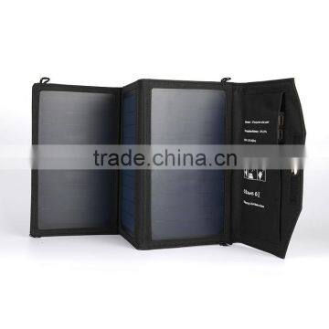 High Efficiency 20W Waterproof Foldable Solar Mobile Phone Charger photo-2