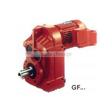 China Guomao F series parallel shaft helical industrial gear motor