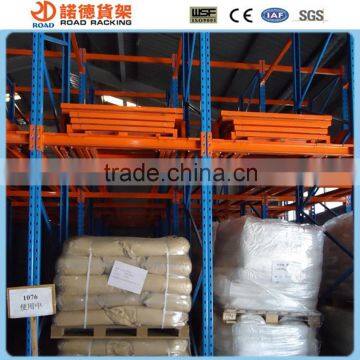 Push back rack painting racking system with 5 pallet depth