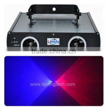 Double head Red Blue laser light